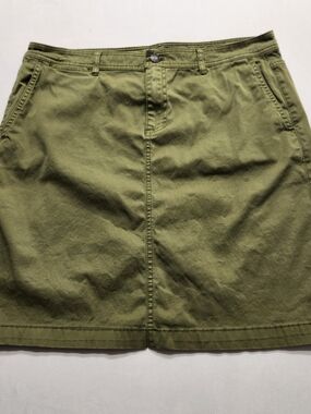 ⭐Pendleton Gorpcore Utility Olive mini skirt Size 14